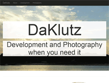 Tablet Screenshot of daklutz.com